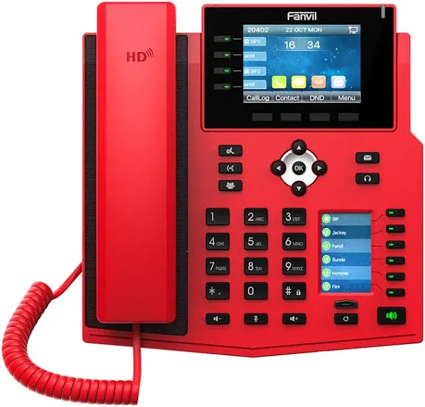 Fanvil X5U-R 16-Line Red IP Phone