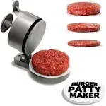 Shop Square Hamburger Press Patty Maker - Adjustable 1/4lb to 3/4lb Burger Press Patty Maker with Patty Ejector - Adjustable Thickness for Burgers, Crab Cakes, and Sausage - Patty Paper Included