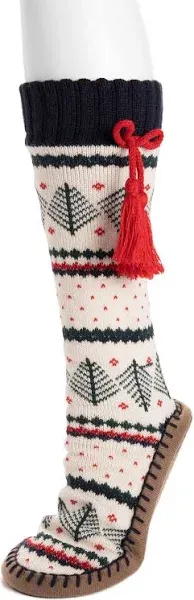 MUK LUKS Women&#039;s Slipper Sock with Tassel