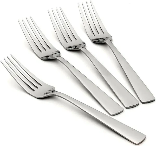 ROBINSON HOME PRODUCTS Nocha 4PK Dinner Forks, 4 Count, Silver