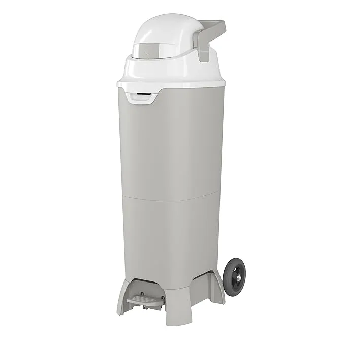 Foundations Pro Hands-Free Diaper Pail with Wheels