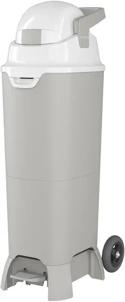 Premium Hands-Free Tall Diaper Pail w/ Wheels