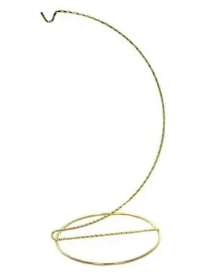 Bard's Twisted Gold-toned Ornament Stand, 7" H x 3" W x 3" D, Pack of 2