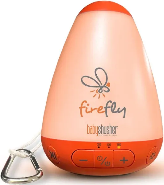 Baby Shusher Firefly Portable Sound Machine Night Light