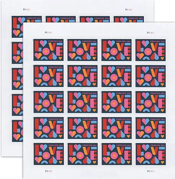 U.S. Stamps Sheet Pane of 20 Love Celebration Invitation Sc # 5543             