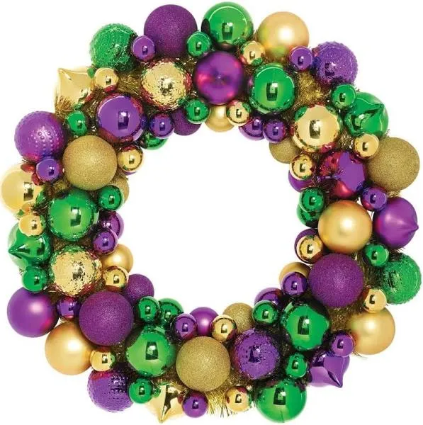 Amscan Mardi Gras Wreath