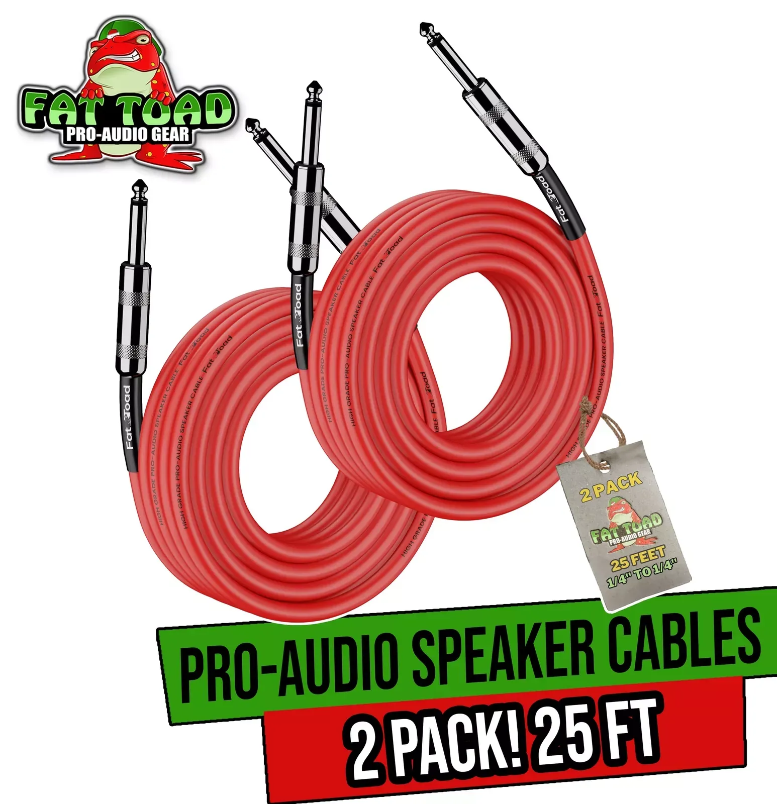 Fat Toad Speaker Cables