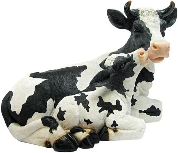 Design Toscano Mother Cow and Calf Garden Statue