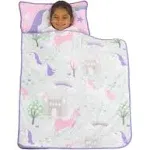 Everything Kids Pink Unicorn Toddler Nap Mat with Pillow and Blanket