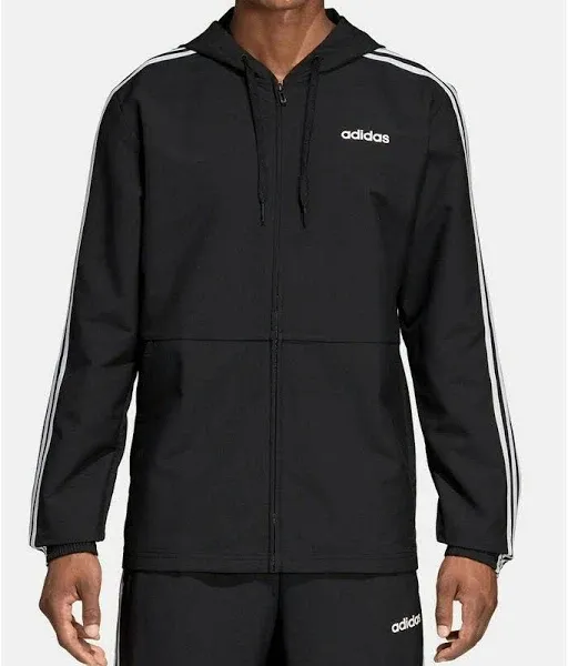 Men Adidas Essentials 3-stripes Woven Windbreaker