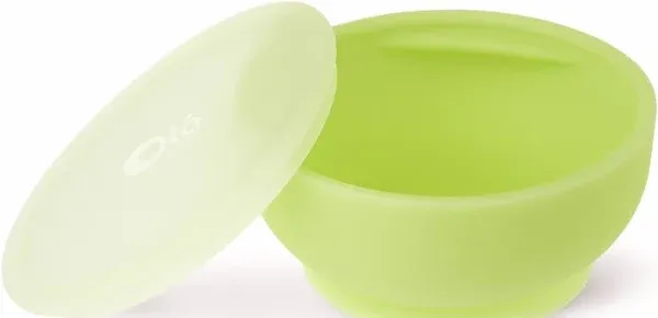 Olababy Silicone Suction Bowl with Lid