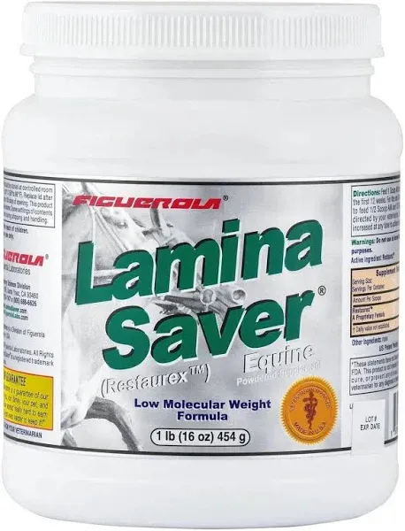 Laminasaver (Restaurex) For Horses  3 Lbs By Figuerola