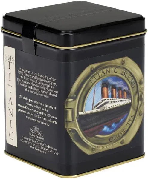 Harney & Sons RMS TITANIC Tea 20 Count Sachet Tin