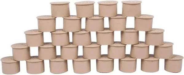 SummitLink Pool Fence Hole Cover Deck Patio Ground Caps (30, Almond Beige   