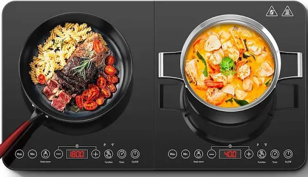 Aobosi Double Induction Cooktop