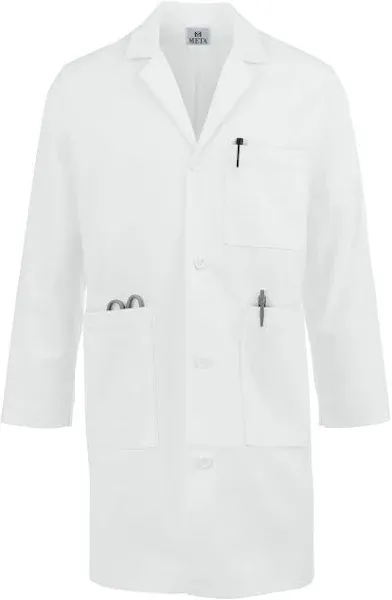 Meta Men's 38 inch Labcoat