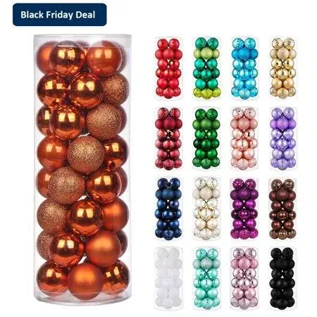 24pcs Christmas Balls Ornaments for Xmas Christmas Tree