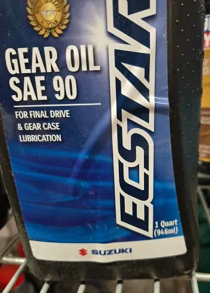 Suzuki Marine ECSTAR Hypoid Gear Oil Lube Fluid, SAE 90, 1 Quart, Performance