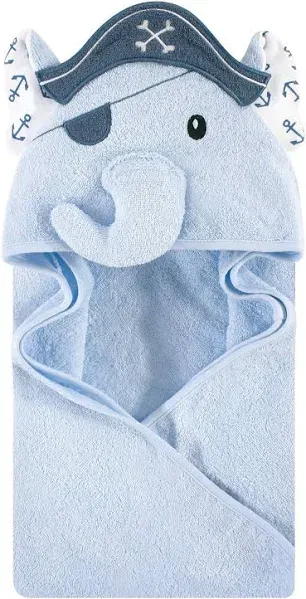 Hudson Baby Cotton Animal Face Hooded Towel