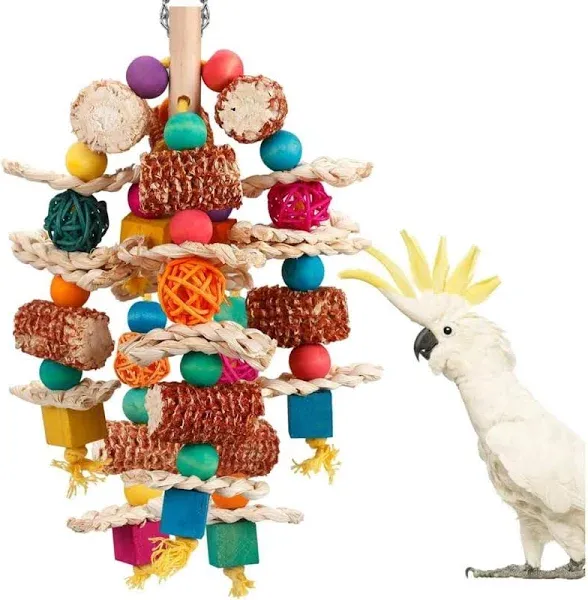 Parrot Toys Natural Corn COB Chew Bird Toys