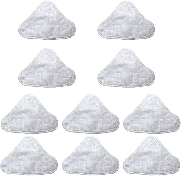 10 Pack Replacement Pads Compatible with H2O H20 Mop X5 Steam Steam Mop Pads