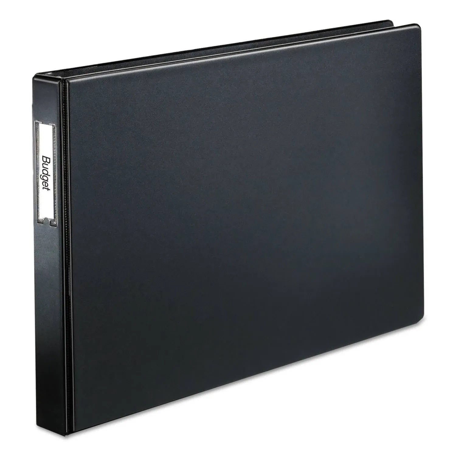 Cardinal Premier 11 x 17 3-Ring Binder, 1" Locking Slant-D Rings, Heavy-Duty Covers, 250-Sheet Capacity, Black with Spine Label (12112V4)