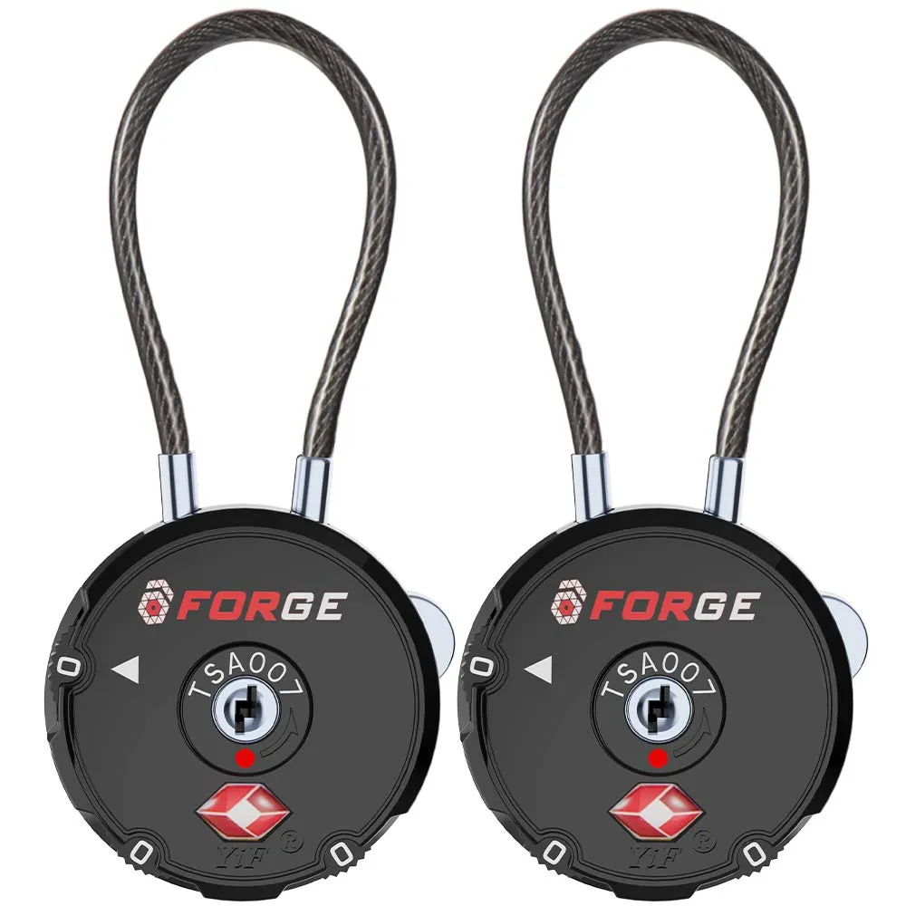 Forge Quality TSA Approved Luggage Locks