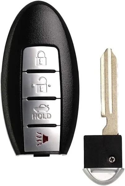 Key Fob Replacement Fits for Nissan Altima 2007 2008 2009 2010 2011 2012 Maxima 2009-2013 2014 Murano 370Z Infiniti EX35 FX35 G37 G25 Keyless Entry Remote Control KR55WK48903 KR55WK49622 4B Set of 1