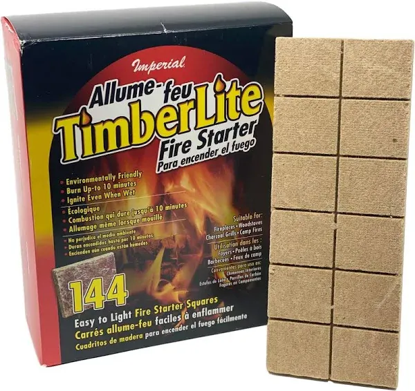 Imperial Fire Starter Squares 144 ct