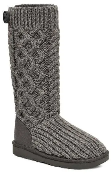 UGG WOMEN’S CLASSIC CARDI CABLED KNIT BOOTS SIZE 5