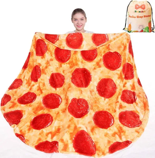 Mermaker Pepperoni Pizzas Blanket 2.0