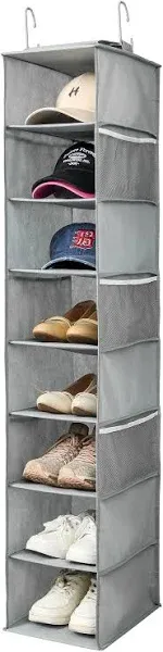 Berdeng Hanging Shoe Organizer with Side Mesh Pockets