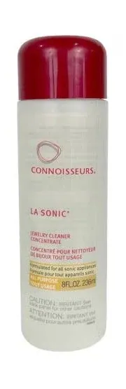 CONNOISSEURS All Purpose Jewelry Cleaner Concentrate Solution, Large, 8 Ounce