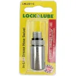 LockNLube Grease Gun Hose Swivel - Coarse Threads