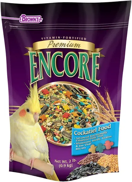 Brown's Encore Premium Cockatiel Food