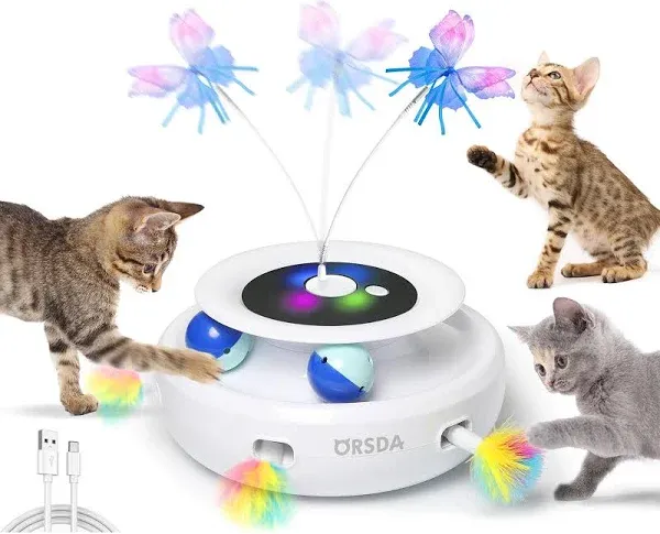 ORSDA 3-in-1 Automatic Cat Toy