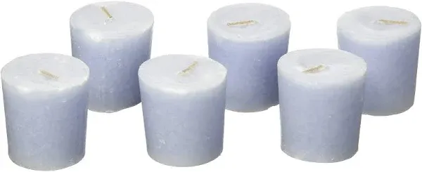 Aroma Naturals Votive Candles with Lavender and Tranquility (6 Count)