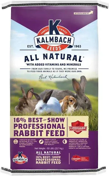 Kalmbach Feeds Best-in- Show Rabbit Feed