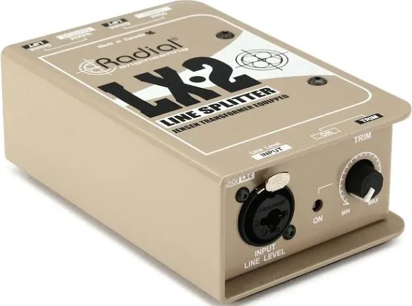 Radial Engineering LX-2 Passive Line Splitter and Attenuator