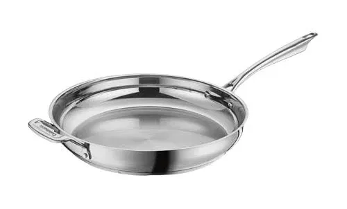 Cuisinart Professional Stainless Skillet with Helper, Cook like a pro 12-Inch