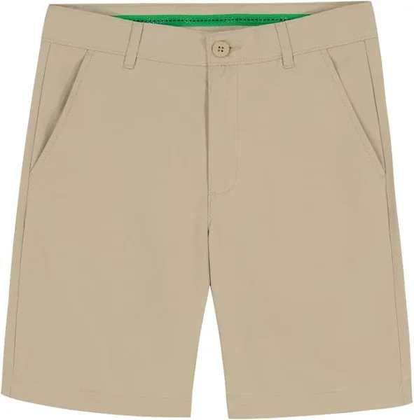 IZOD Boys' Performance Golf Swingflex Stretch Straight Fit Shorts