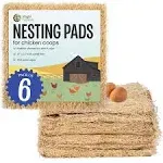 MagJo Premium Aspen 10 Pads Excelsior Nesting Liners (10 Pads), chicken bedding for nesting box, nesting pads box liners, chicken bedding for coop, chick bedding, USA Grown & Sustainably Harvested