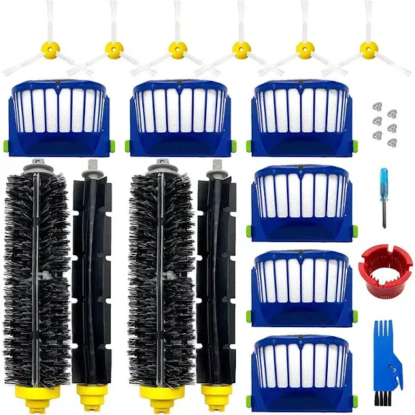 Roomba 600 &amp; 500 Series Replacement Parts Kit: Brushes &amp; Filters Included