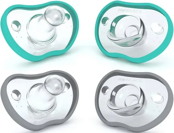 Nanobebe - Flexy Pacifier 2Pk, White