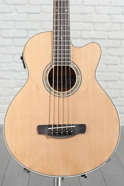 Ibanez AEB105E Acoustic-Elect<wbr/>ric Bass Guitar - Natural High Gloss