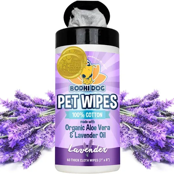 Bodhi Dog Pet Wipes Wipes for Dog Grooming Wipe Away Pet Odors & Deodorizes Coat