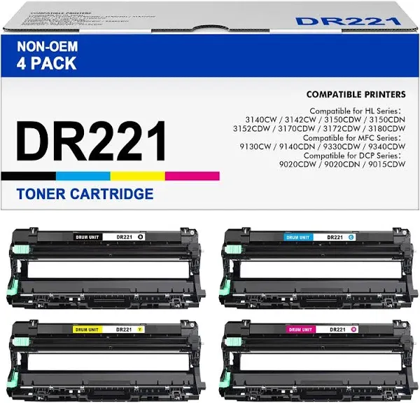 E-Z Ink Remanufactured Drum Unit for Brother DR221 DR-221 DR221CL