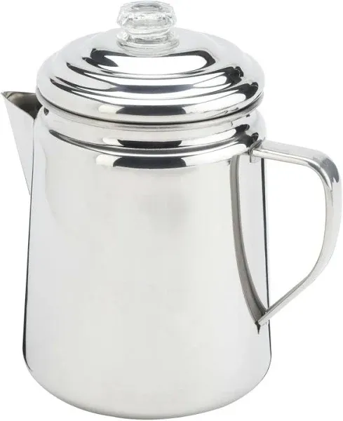 Coleman Stainless Steel Percolator, 12 Cup