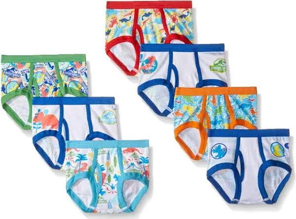 Jurassic World Toddler Boys' 7-Pack Underwear Briefs