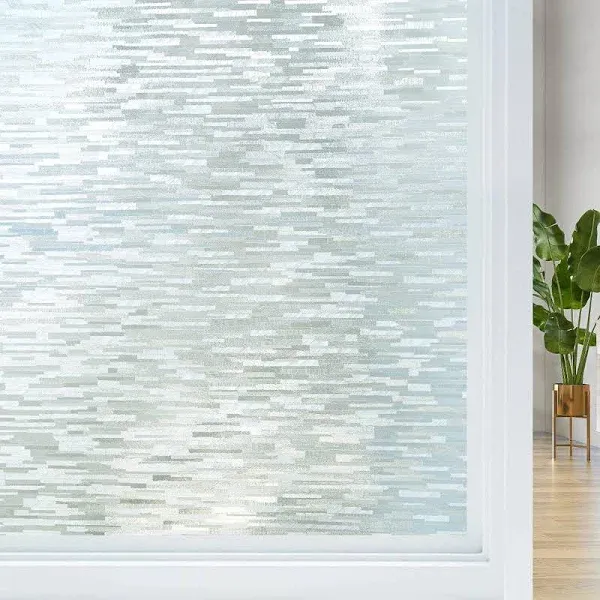 Haton Window Privacy Film, Frosted Glass 17.5&#034; x 78.7&#034;, Pure 